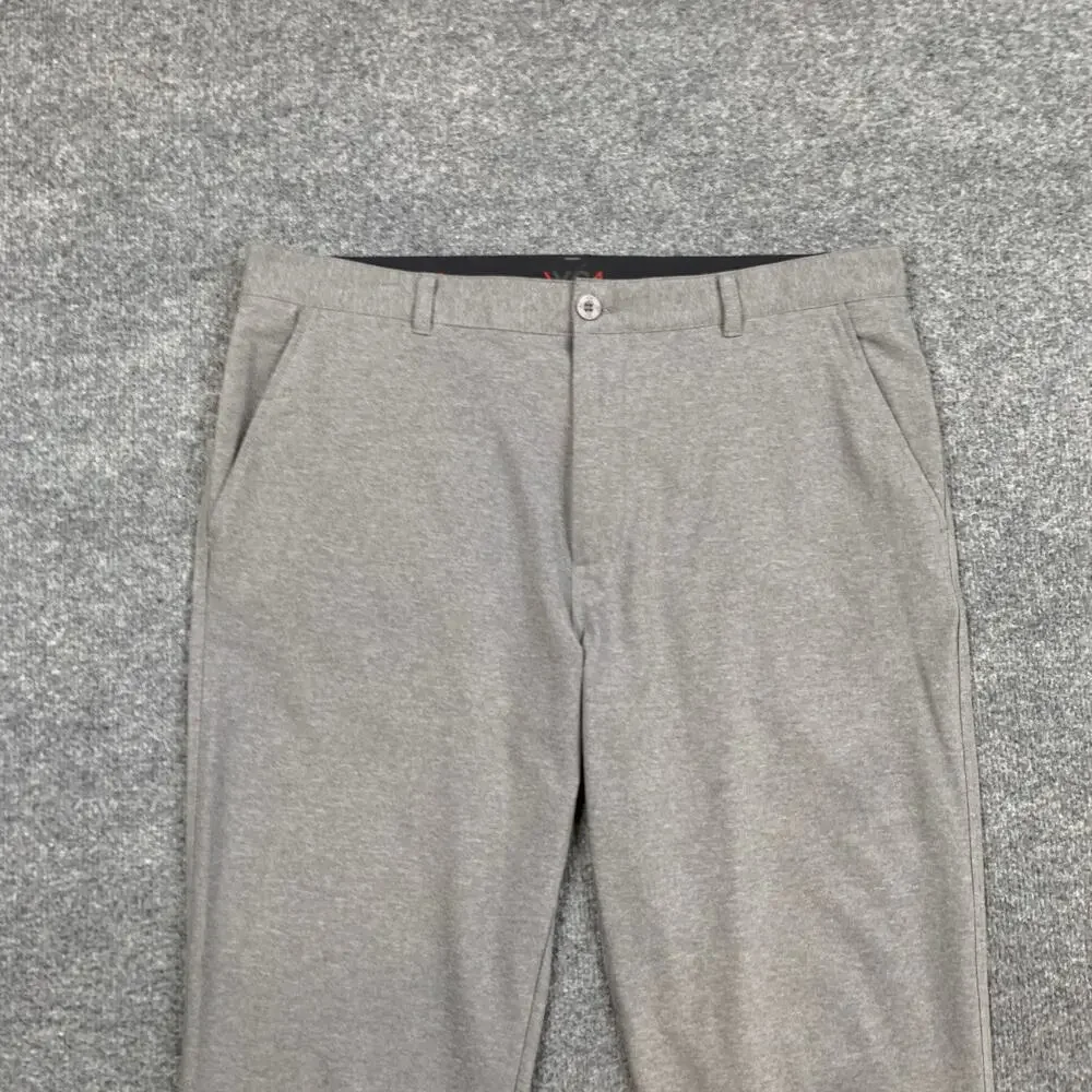 Johnston & Murphy Pants Mens 36 Grey XC4 Golf Performance Lightweight Golf Chino